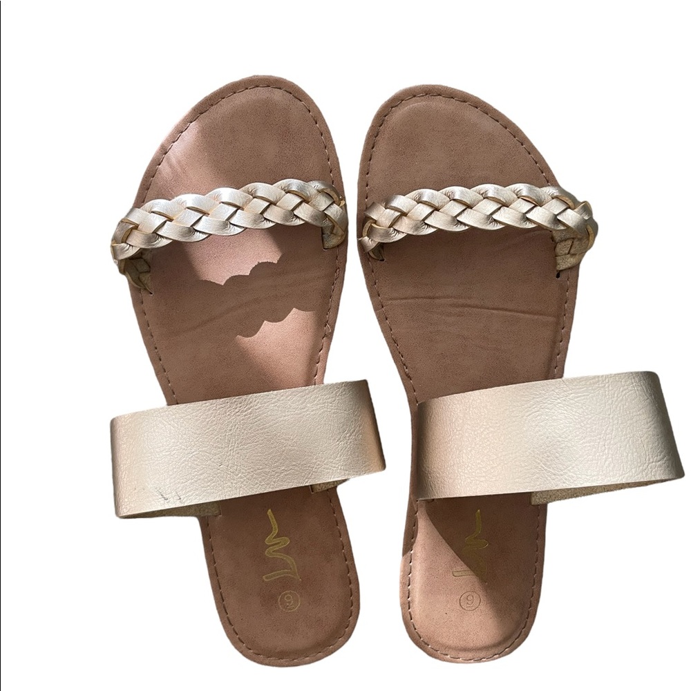 Gold sandals
